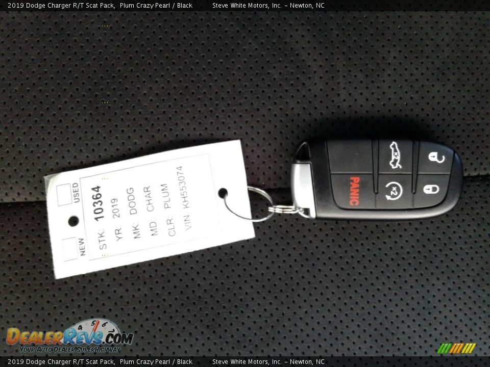 2019 Dodge Charger R/T Scat Pack Plum Crazy Pearl / Black Photo #36