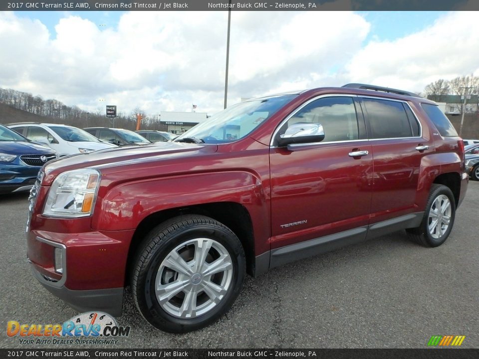 2017 GMC Terrain SLE AWD Crimson Red Tintcoat / Jet Black Photo #1