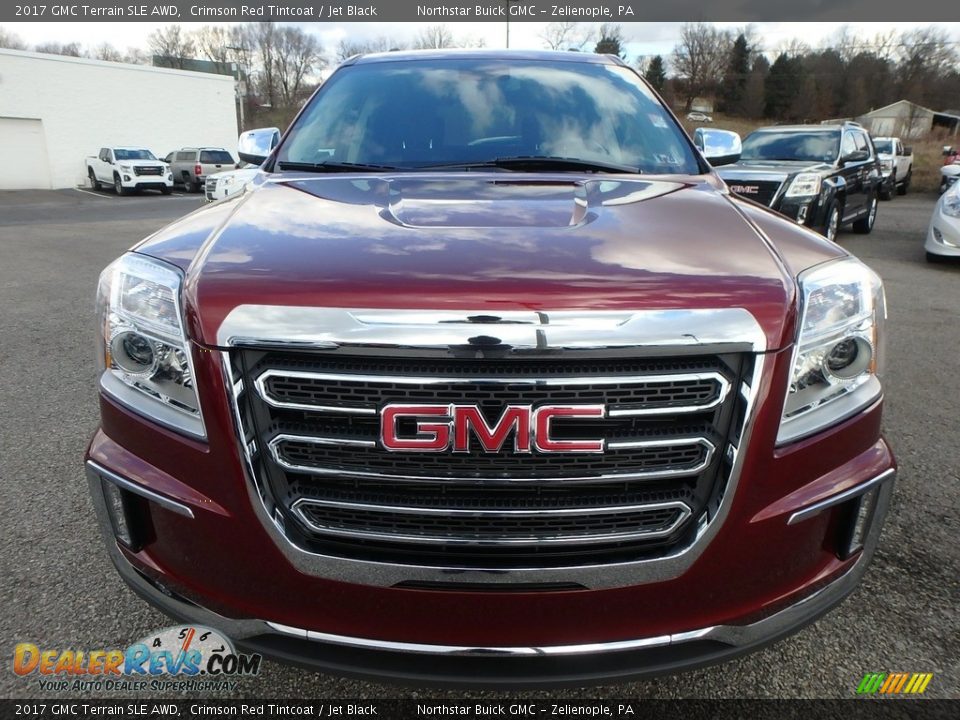 2017 GMC Terrain SLE AWD Crimson Red Tintcoat / Jet Black Photo #3