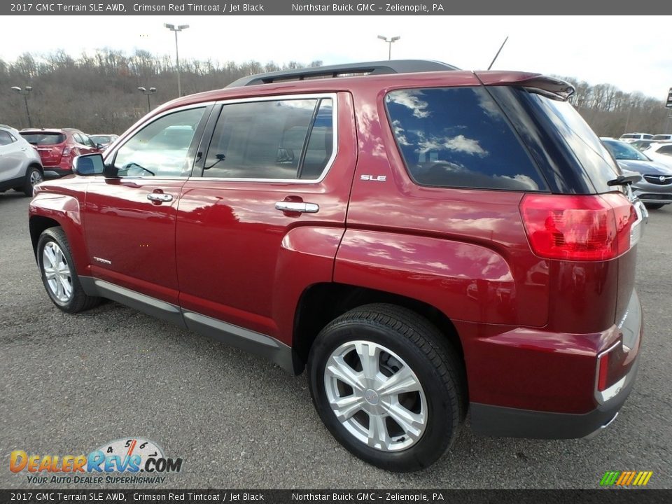 2017 GMC Terrain SLE AWD Crimson Red Tintcoat / Jet Black Photo #11