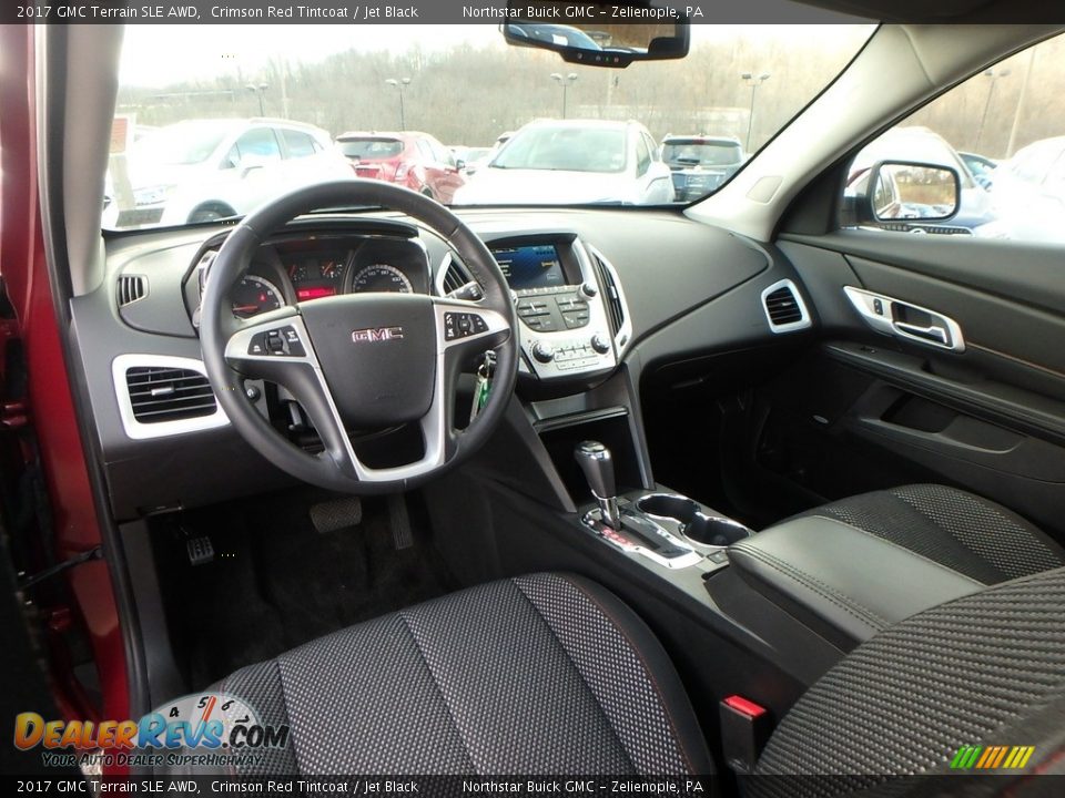 2017 GMC Terrain SLE AWD Crimson Red Tintcoat / Jet Black Photo #16