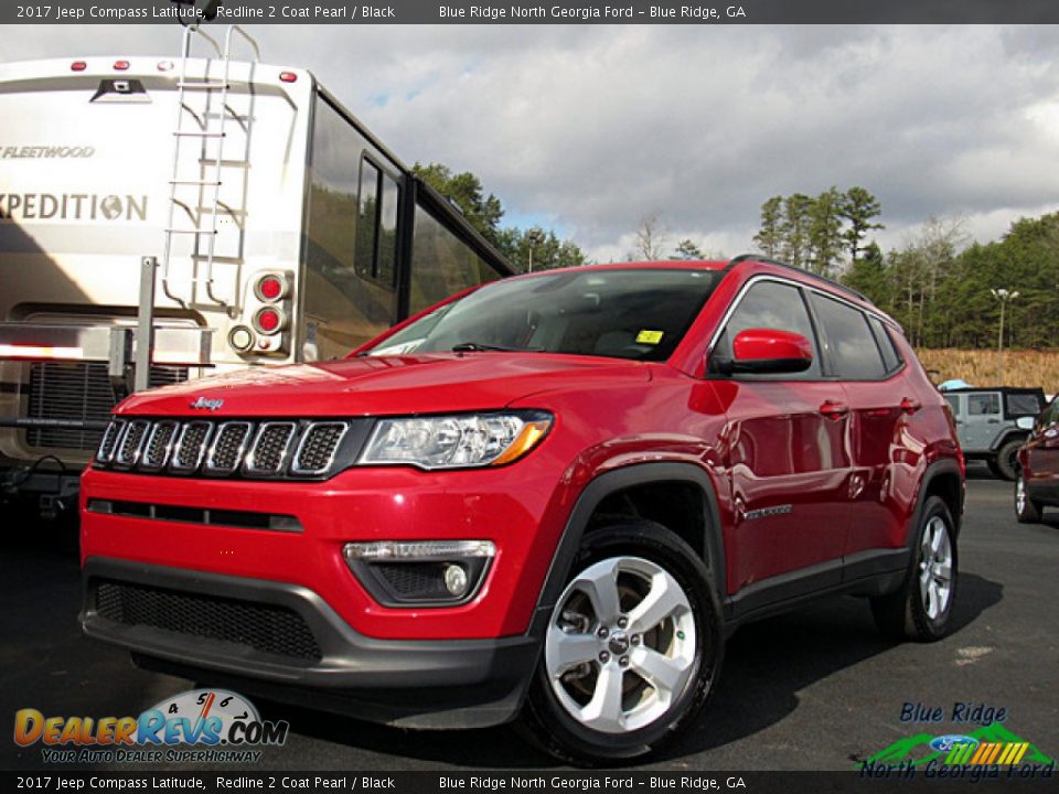2017 Jeep Compass Latitude Redline 2 Coat Pearl / Black Photo #1