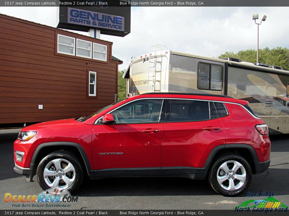 2017 Jeep Compass Latitude Redline 2 Coat Pearl / Black Photo #2