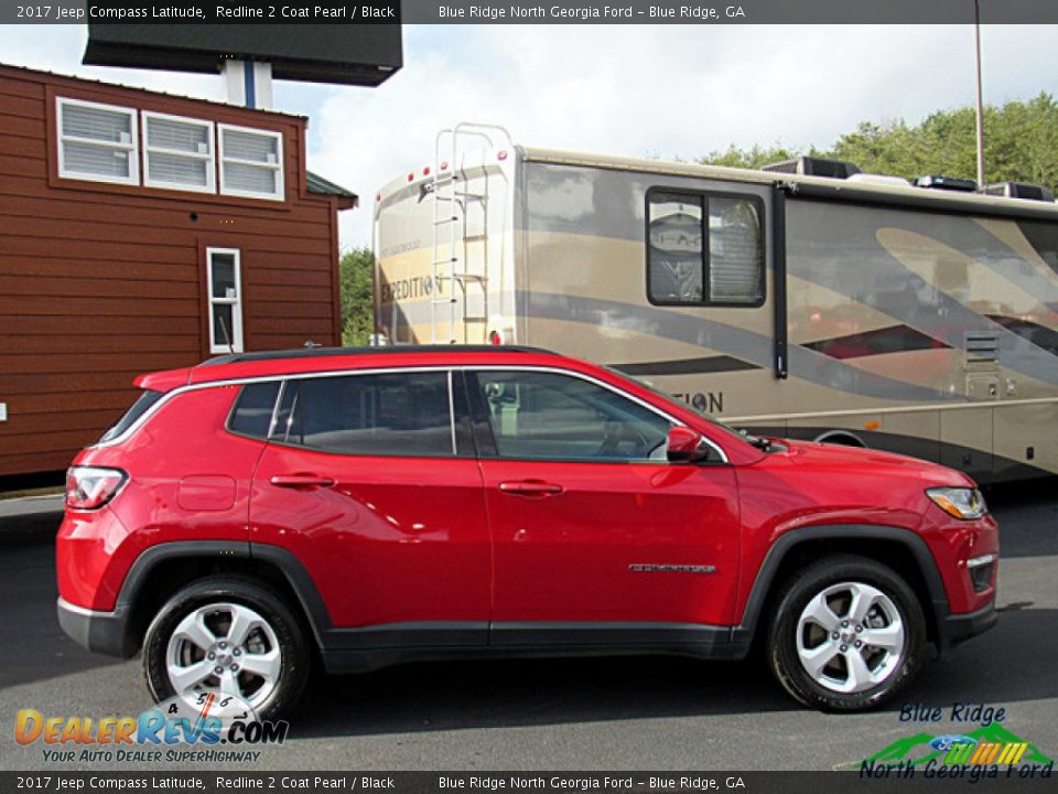 2017 Jeep Compass Latitude Redline 2 Coat Pearl / Black Photo #6