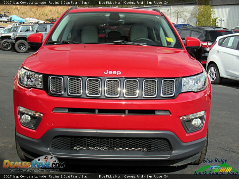 2017 Jeep Compass Latitude Redline 2 Coat Pearl / Black Photo #8