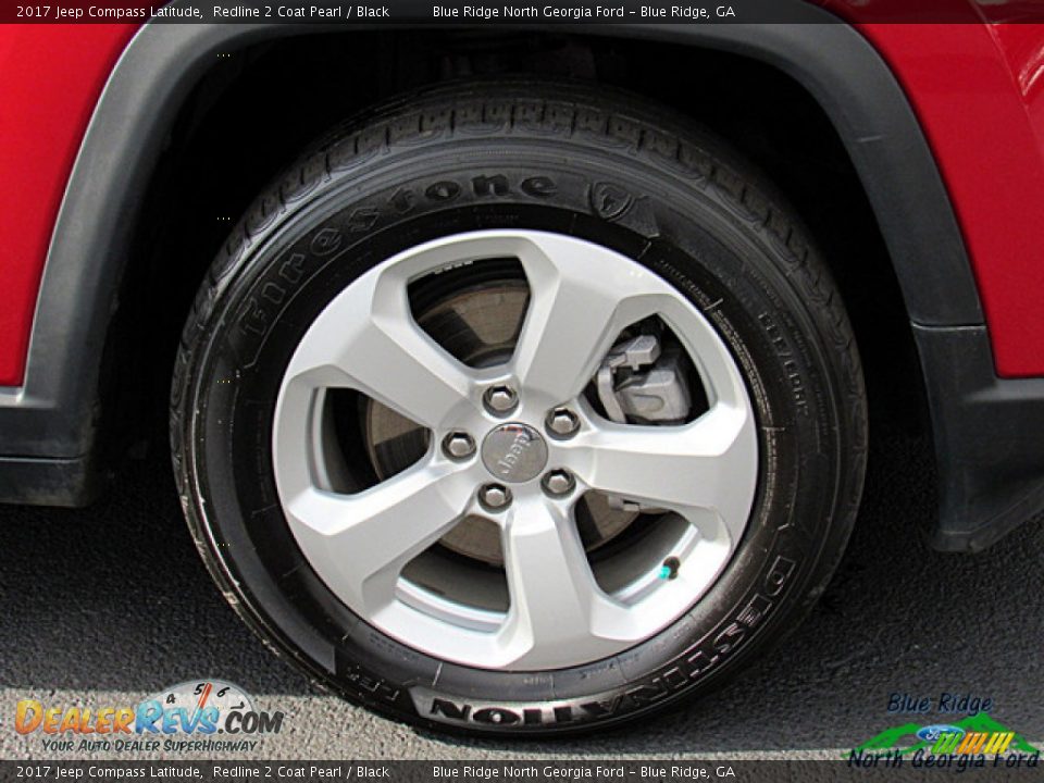 2017 Jeep Compass Latitude Redline 2 Coat Pearl / Black Photo #9