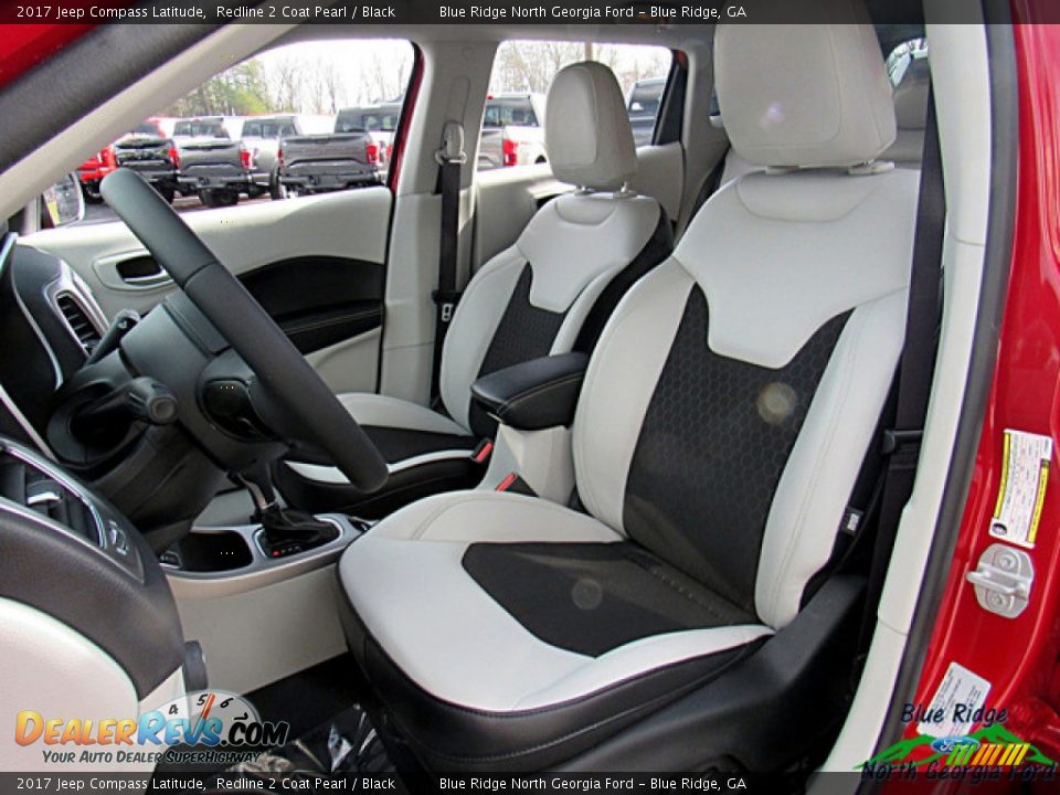 2017 Jeep Compass Latitude Redline 2 Coat Pearl / Black Photo #10