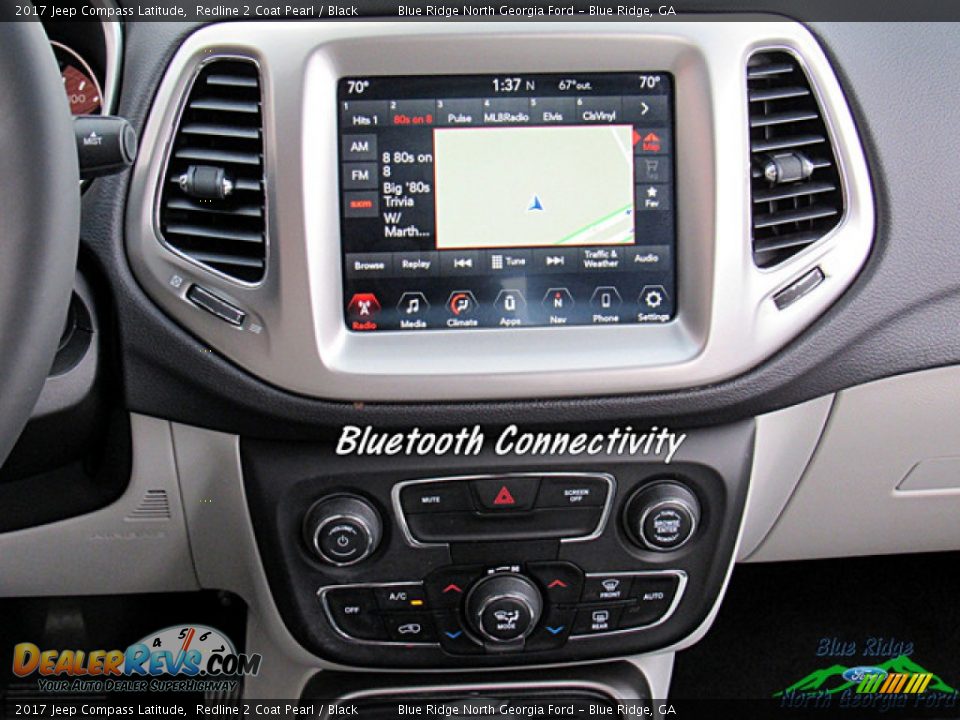 2017 Jeep Compass Latitude Redline 2 Coat Pearl / Black Photo #15