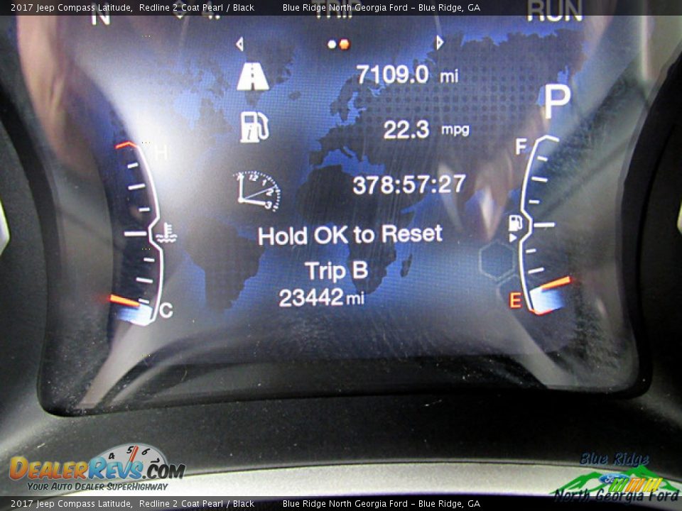 2017 Jeep Compass Latitude Redline 2 Coat Pearl / Black Photo #20