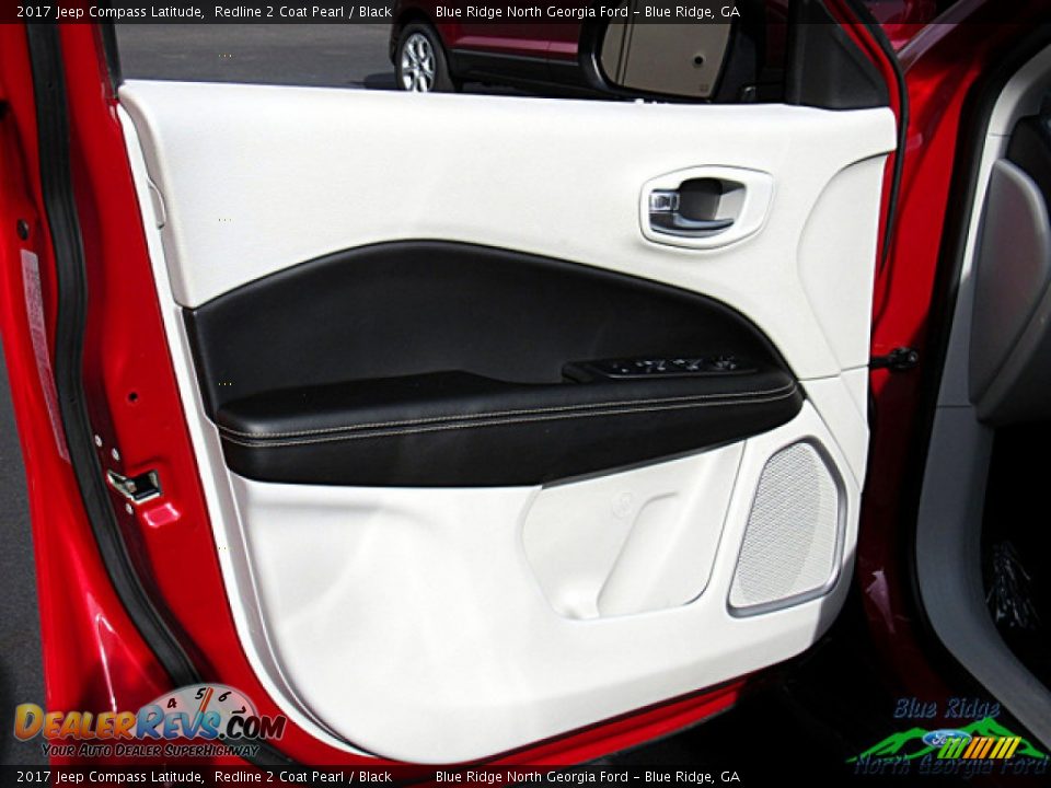 2017 Jeep Compass Latitude Redline 2 Coat Pearl / Black Photo #26