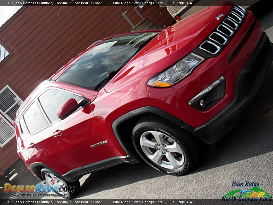 2017 Jeep Compass Latitude Redline 2 Coat Pearl / Black Photo #31