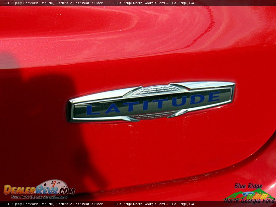 2017 Jeep Compass Latitude Redline 2 Coat Pearl / Black Photo #34