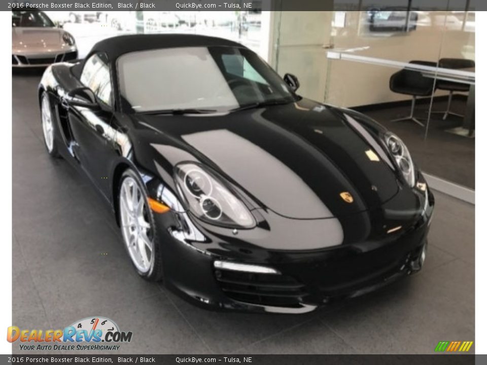 2016 Porsche Boxster Black Edition Black / Black Photo #1