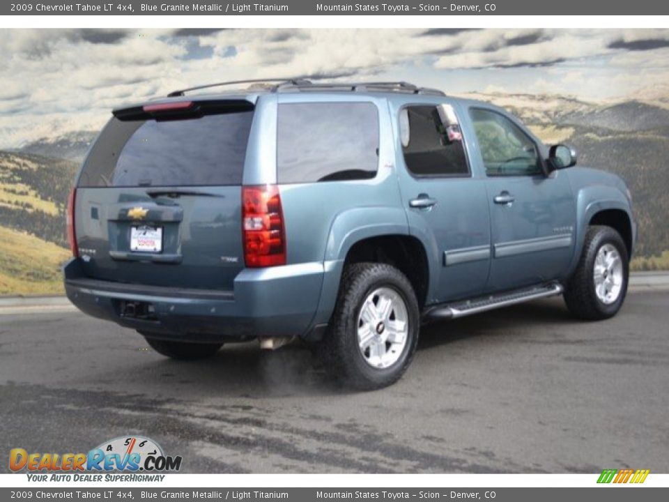 2009 Chevrolet Tahoe LT 4x4 Blue Granite Metallic / Light Titanium Photo #3
