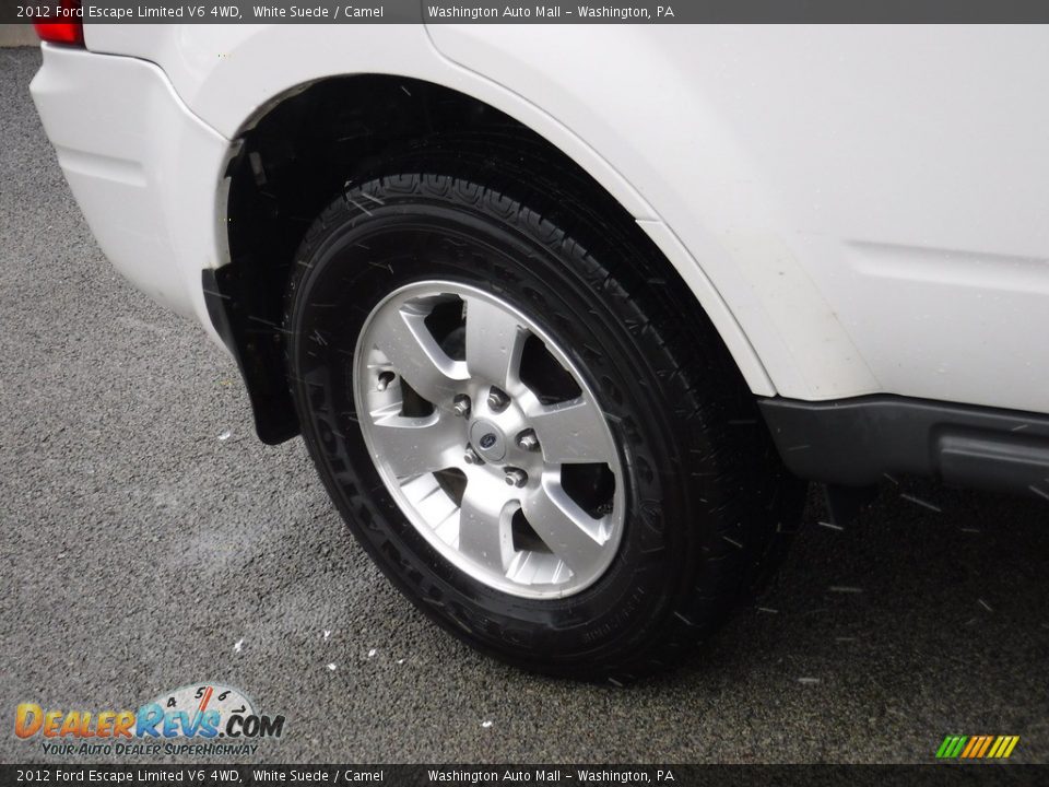 2012 Ford Escape Limited V6 4WD White Suede / Camel Photo #3