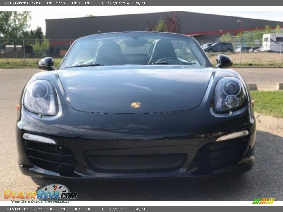 2016 Porsche Boxster Black Edition Black / Black Photo #2