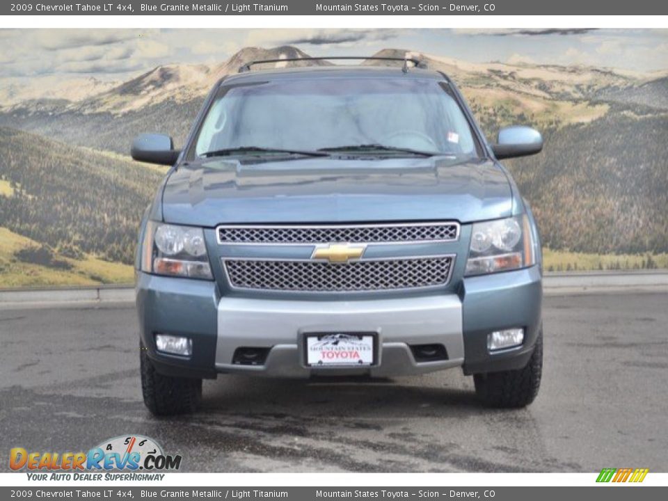 2009 Chevrolet Tahoe LT 4x4 Blue Granite Metallic / Light Titanium Photo #4