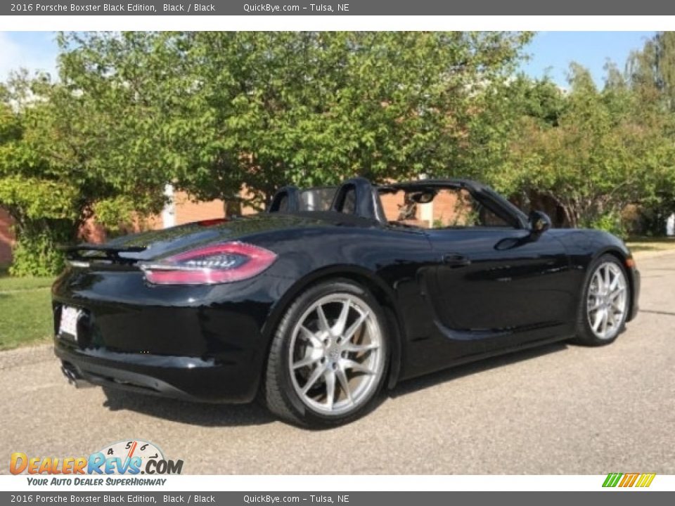 2016 Porsche Boxster Black Edition Black / Black Photo #3