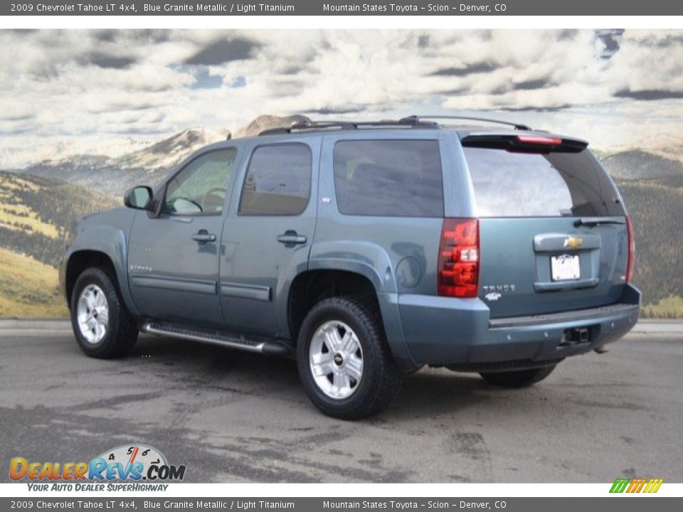 2009 Chevrolet Tahoe LT 4x4 Blue Granite Metallic / Light Titanium Photo #8