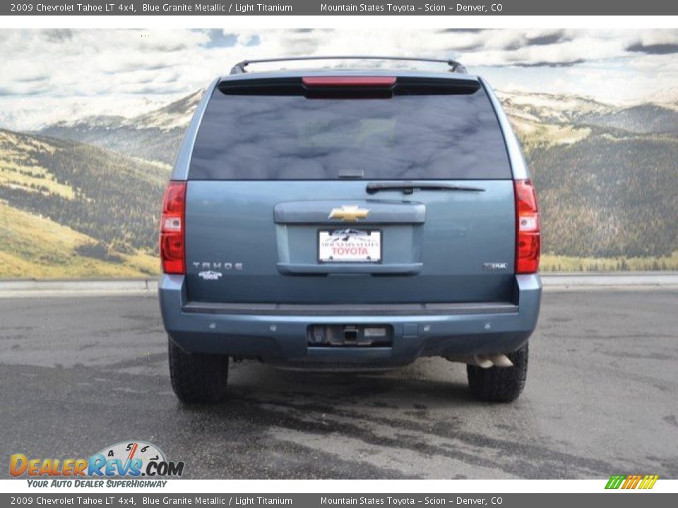 2009 Chevrolet Tahoe LT 4x4 Blue Granite Metallic / Light Titanium Photo #9