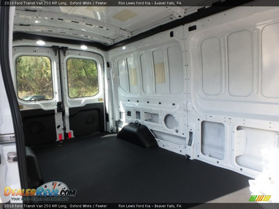 2019 Ford Transit Van 250 MR Long Oxford White / Pewter Photo #4