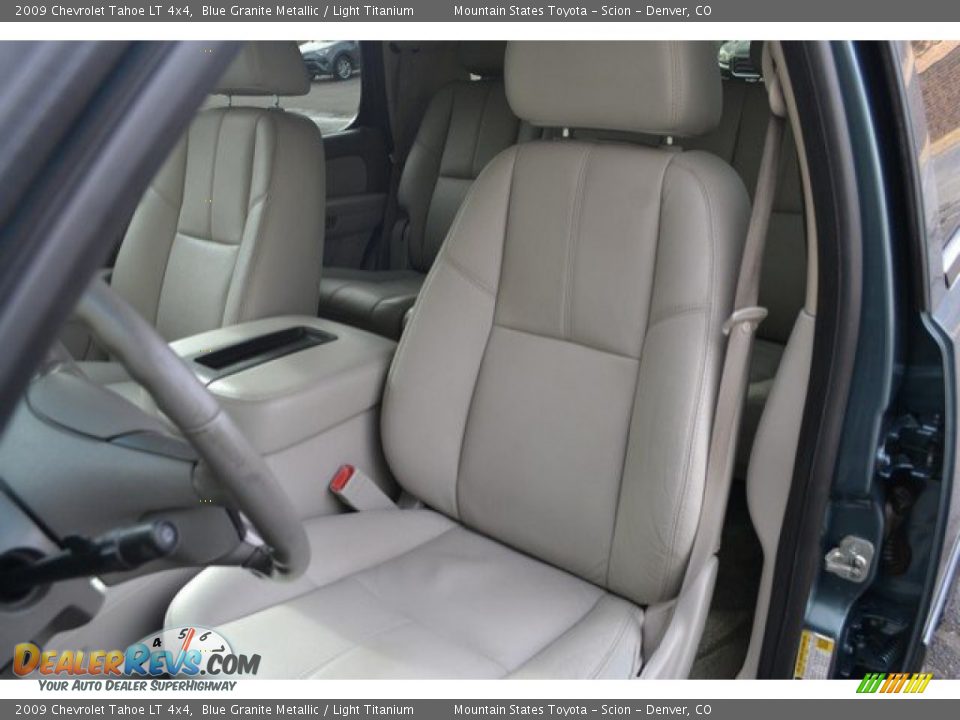 2009 Chevrolet Tahoe LT 4x4 Blue Granite Metallic / Light Titanium Photo #12