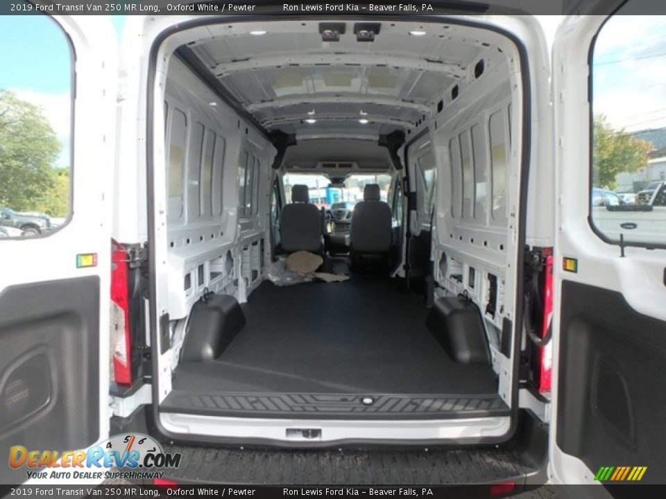 2019 Ford Transit Van 250 MR Long Oxford White / Pewter Photo #7