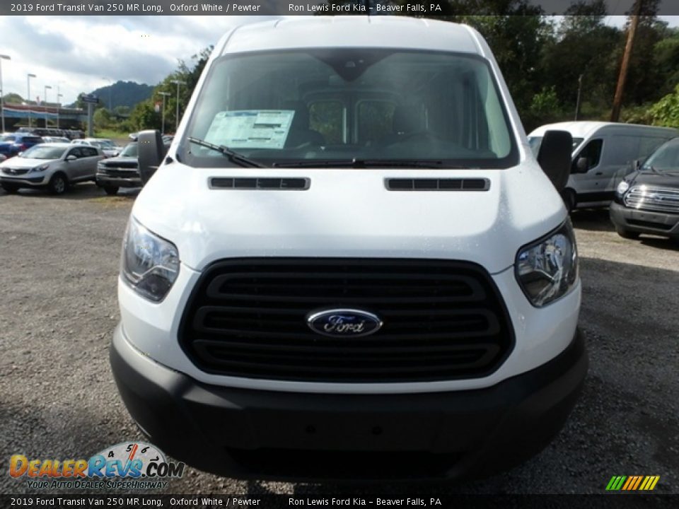 2019 Ford Transit Van 250 MR Long Oxford White / Pewter Photo #11