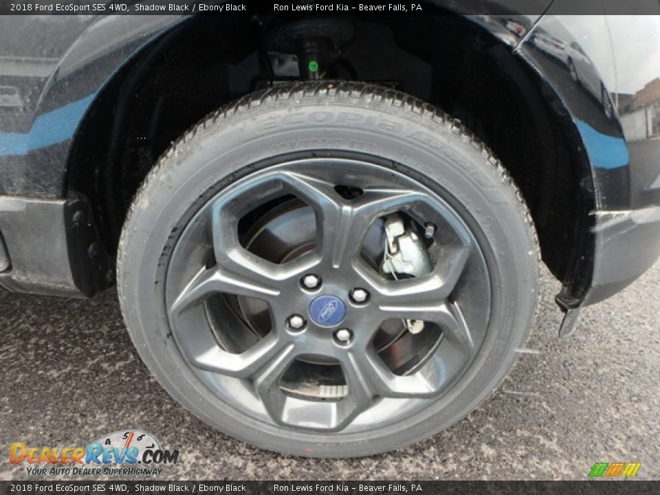 2018 Ford EcoSport SES 4WD Shadow Black / Ebony Black Photo #2