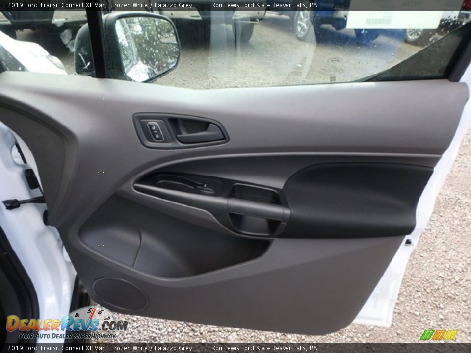 2019 Ford Transit Connect XL Van Frozen White / Palazzo Grey Photo #4