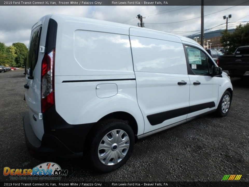 2019 Ford Transit Connect XL Van Frozen White / Palazzo Grey Photo #5