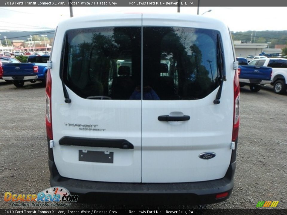 2019 Ford Transit Connect XL Van Frozen White / Palazzo Grey Photo #6