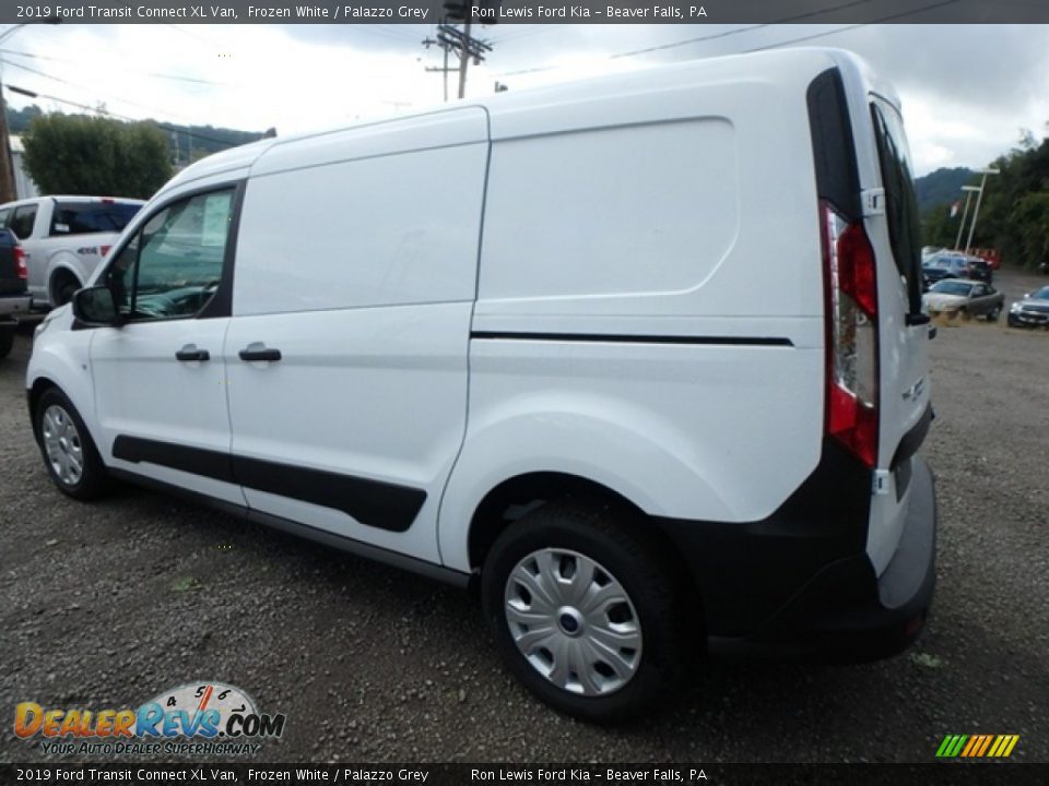 2019 Ford Transit Connect XL Van Frozen White / Palazzo Grey Photo #8