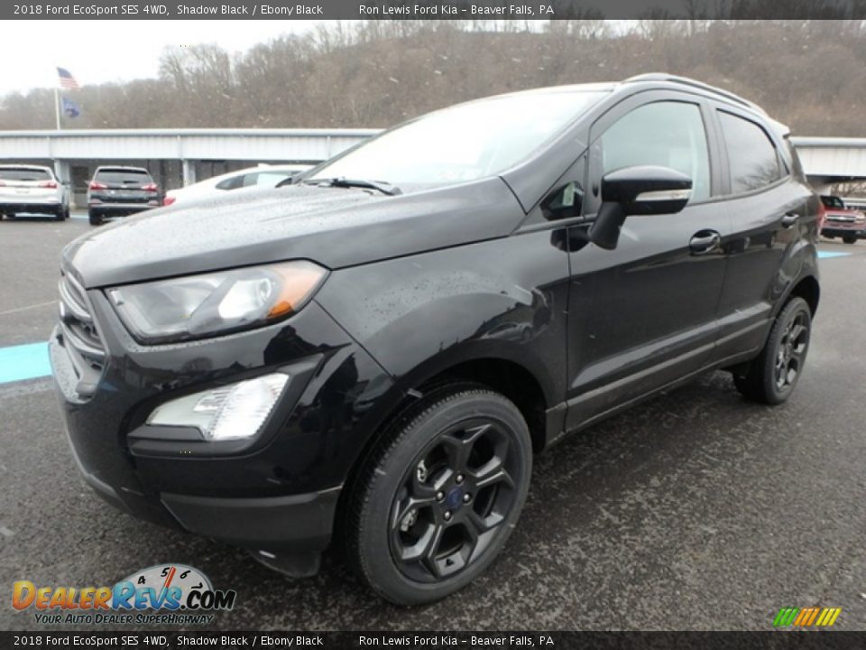 2018 Ford EcoSport SES 4WD Shadow Black / Ebony Black Photo #7