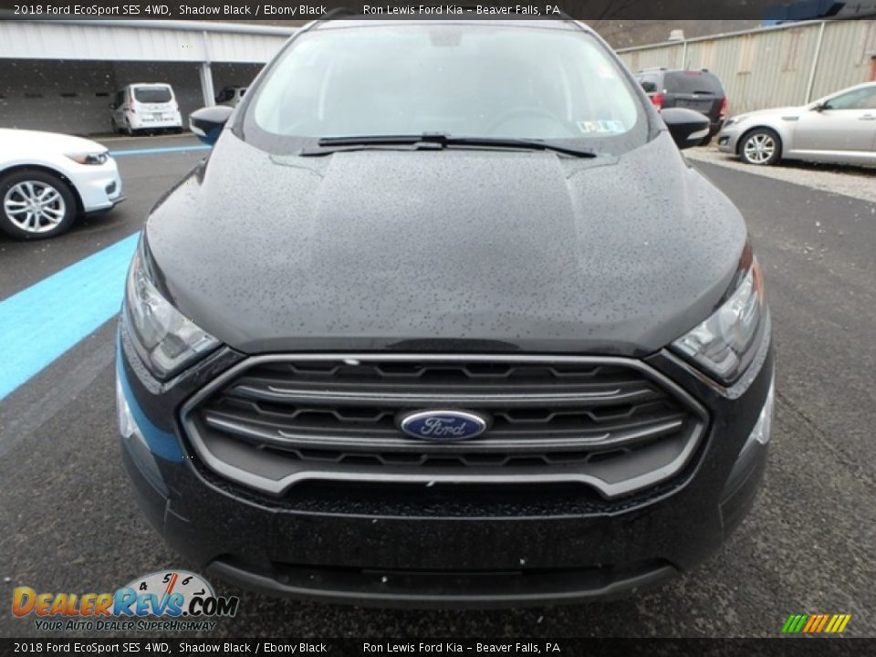 2018 Ford EcoSport SES 4WD Shadow Black / Ebony Black Photo #8