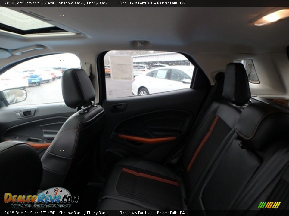 2018 Ford EcoSport SES 4WD Shadow Black / Ebony Black Photo #11
