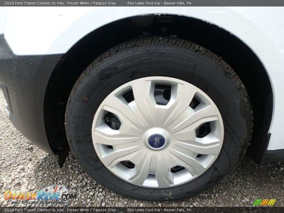 2019 Ford Transit Connect XL Van Frozen White / Palazzo Grey Photo #13