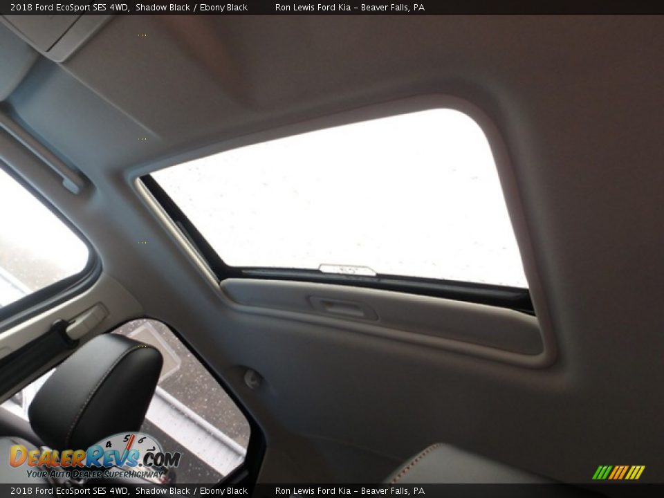 2018 Ford EcoSport SES 4WD Shadow Black / Ebony Black Photo #15
