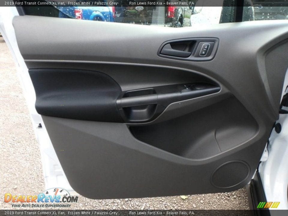 2019 Ford Transit Connect XL Van Frozen White / Palazzo Grey Photo #16