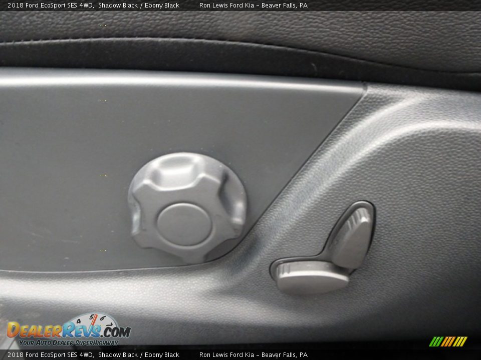 2018 Ford EcoSport SES 4WD Shadow Black / Ebony Black Photo #16