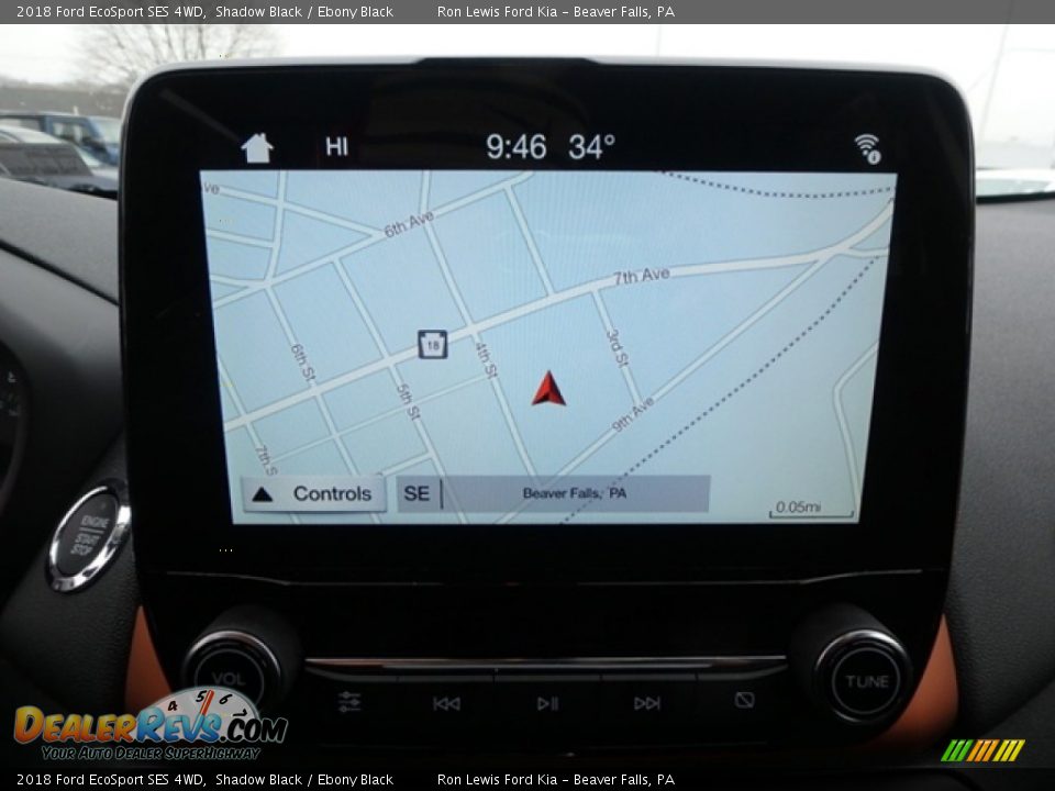 2018 Ford EcoSport SES 4WD Shadow Black / Ebony Black Photo #18