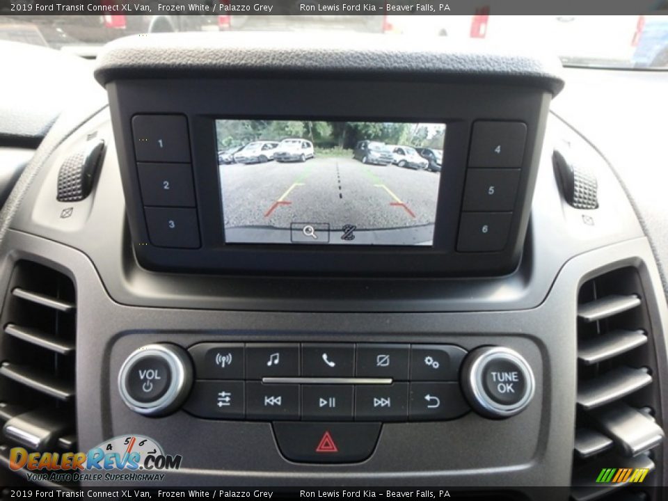 2019 Ford Transit Connect XL Van Frozen White / Palazzo Grey Photo #19