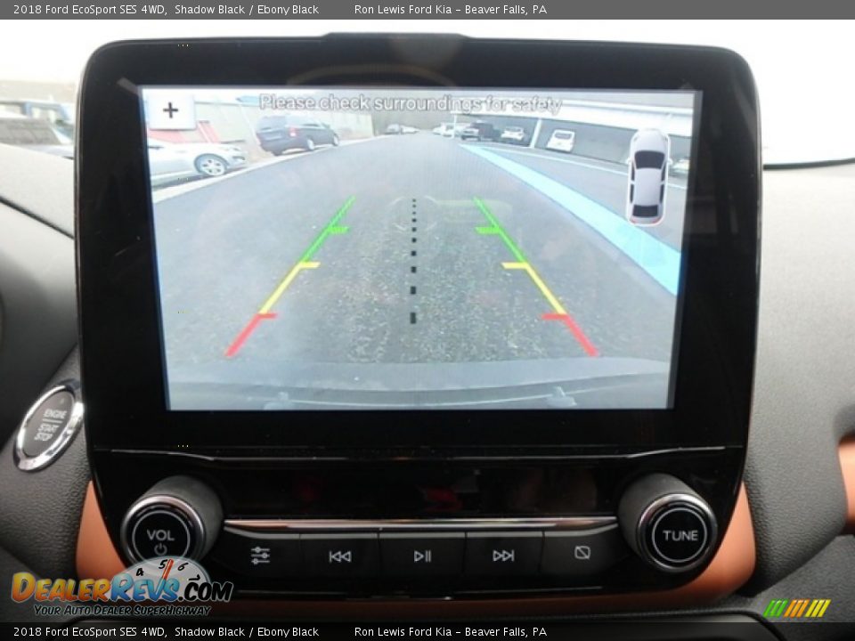 2018 Ford EcoSport SES 4WD Shadow Black / Ebony Black Photo #19