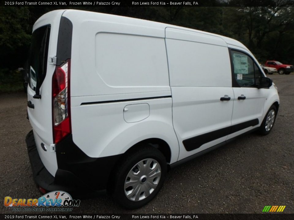 2019 Ford Transit Connect XL Van Frozen White / Palazzo Grey Photo #4