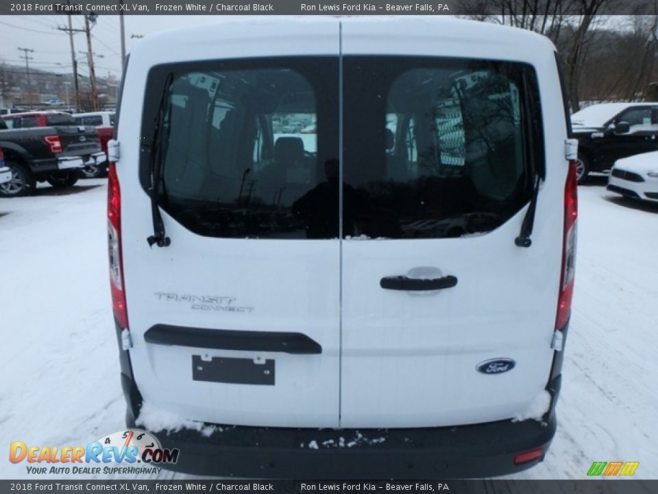 2018 Ford Transit Connect XL Van Frozen White / Charcoal Black Photo #5