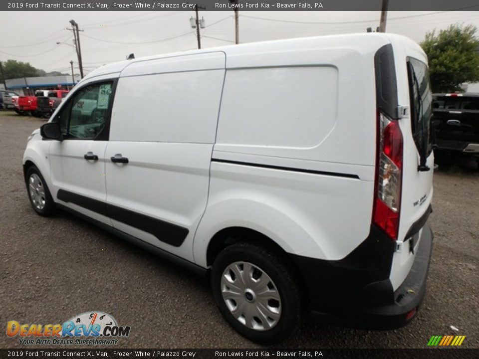 2019 Ford Transit Connect XL Van Frozen White / Palazzo Grey Photo #7