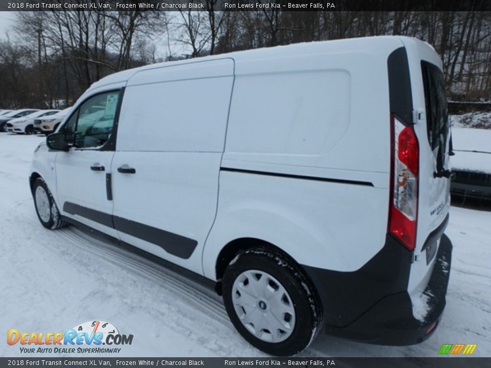 2018 Ford Transit Connect XL Van Frozen White / Charcoal Black Photo #7