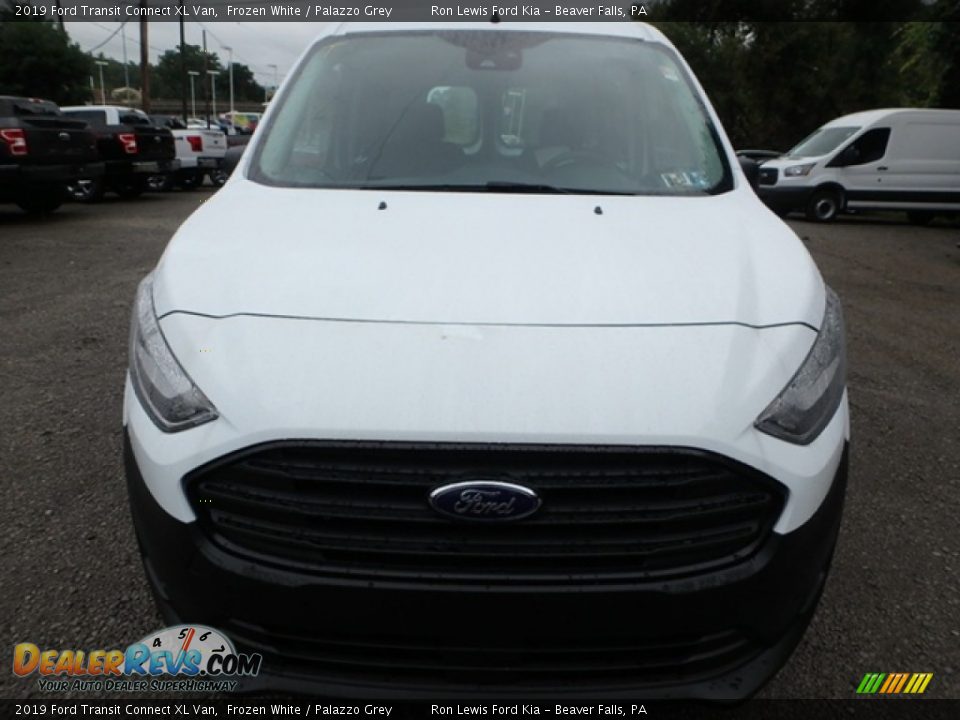 2019 Ford Transit Connect XL Van Frozen White / Palazzo Grey Photo #10