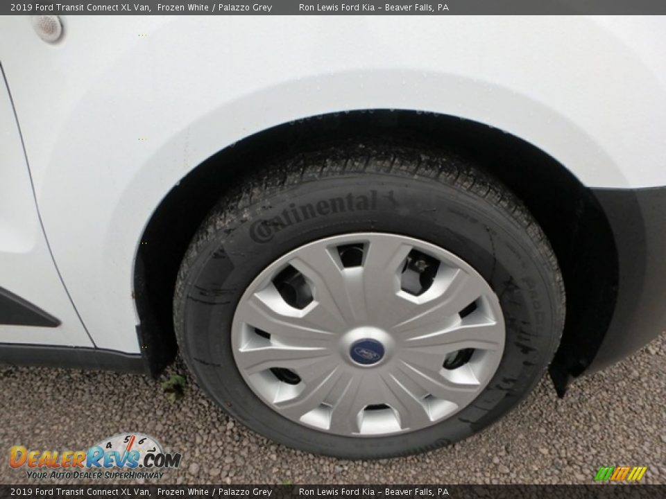2019 Ford Transit Connect XL Van Frozen White / Palazzo Grey Photo #12