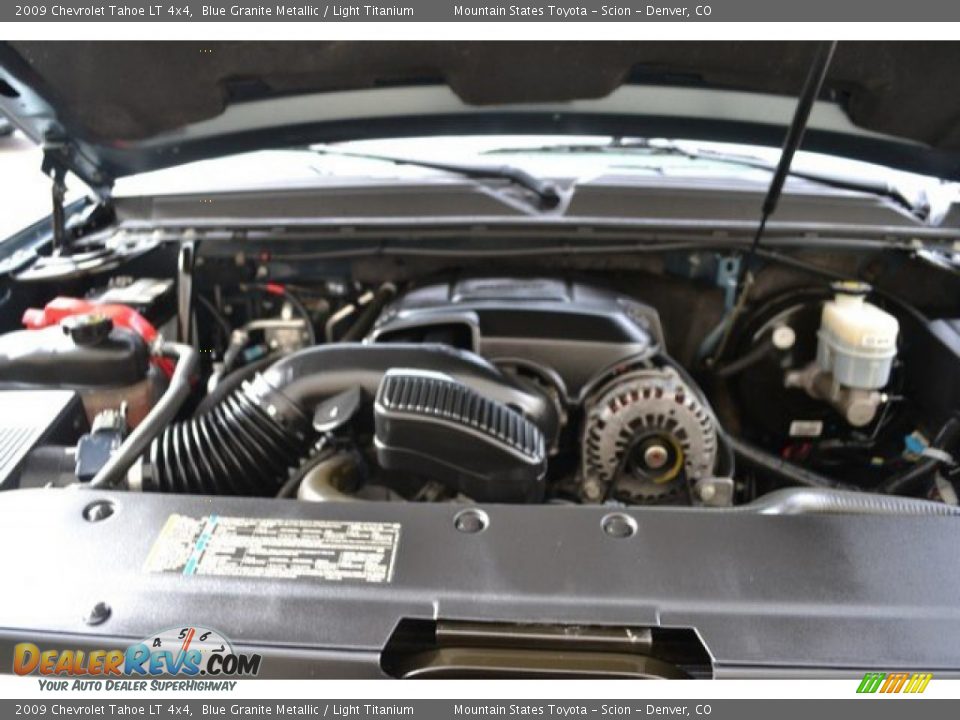 2009 Chevrolet Tahoe LT 4x4 Blue Granite Metallic / Light Titanium Photo #28